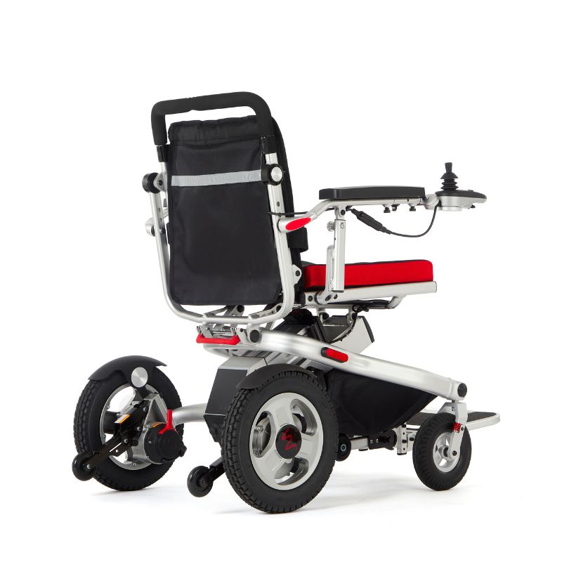 Aerolite Trekker Powerchair Wheelchair Silver - Mobility Confidence