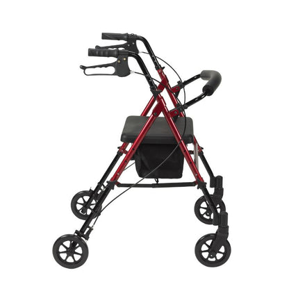 Drive Lightweight & Adjustable Seat Height Rollator with 8" wheels