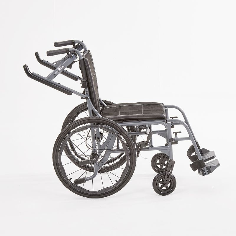 Magnelite Self Propelled Wheelchair Grey - Mobility Confidence